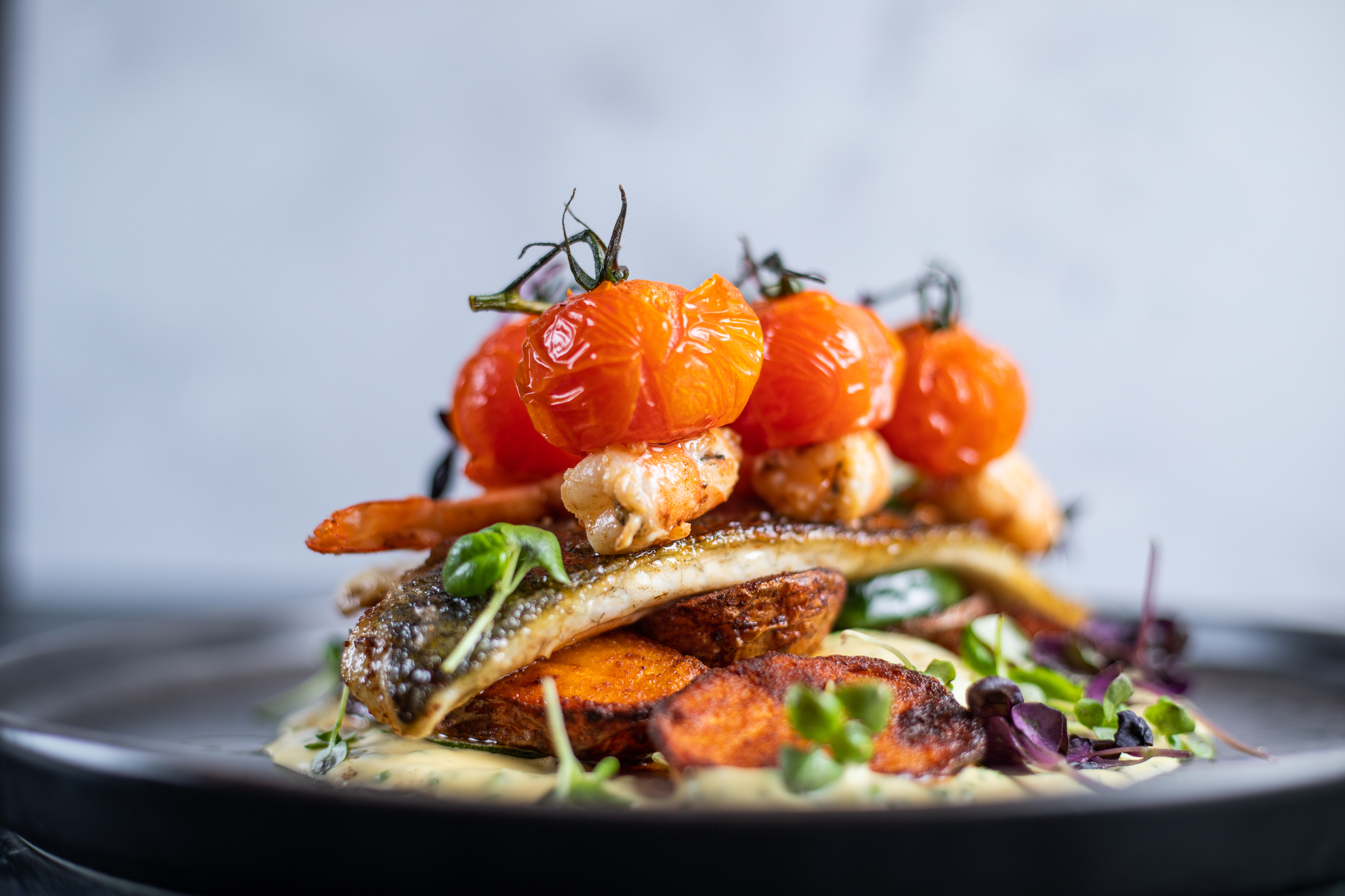 Indulge in our 5 course evening menu for £33.95