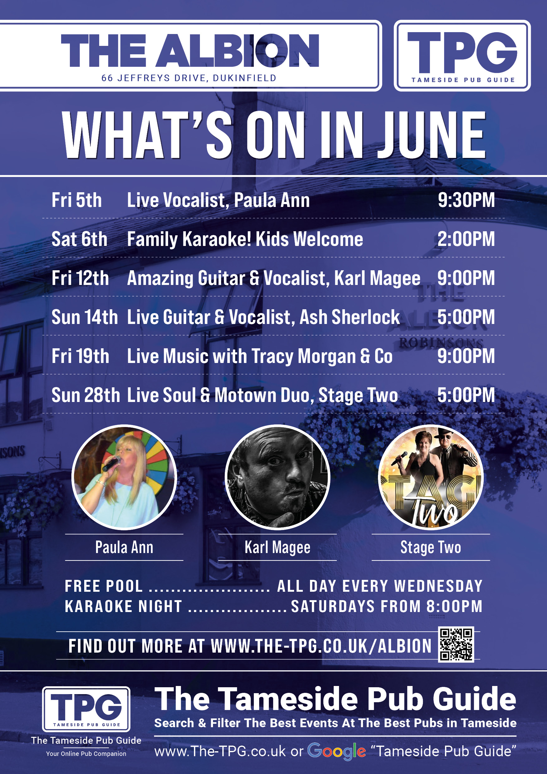 What's on in June at The Albion
