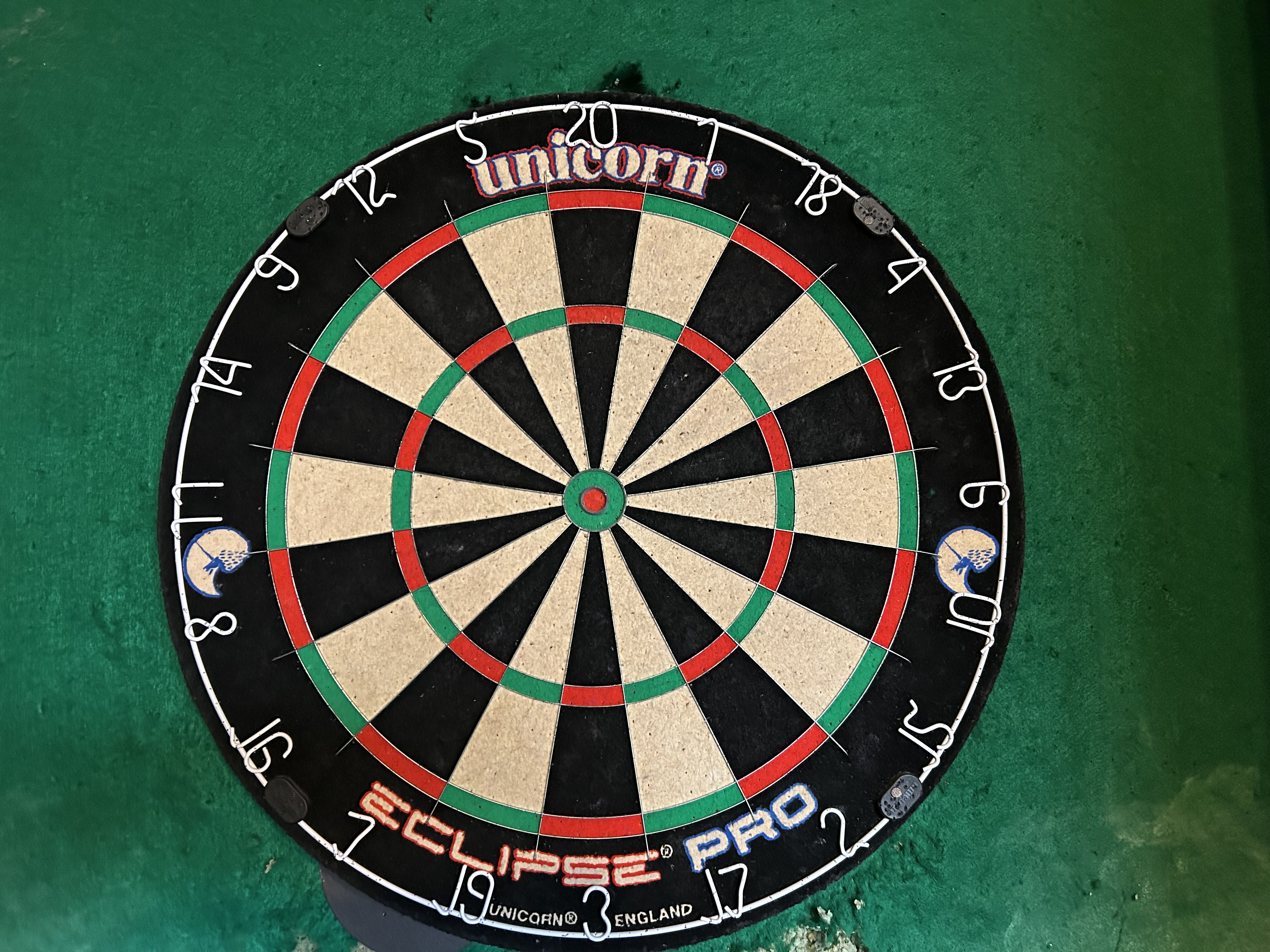 We have a darts bord 