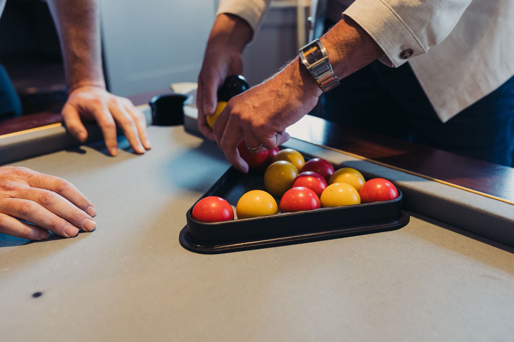 We have a pool table!