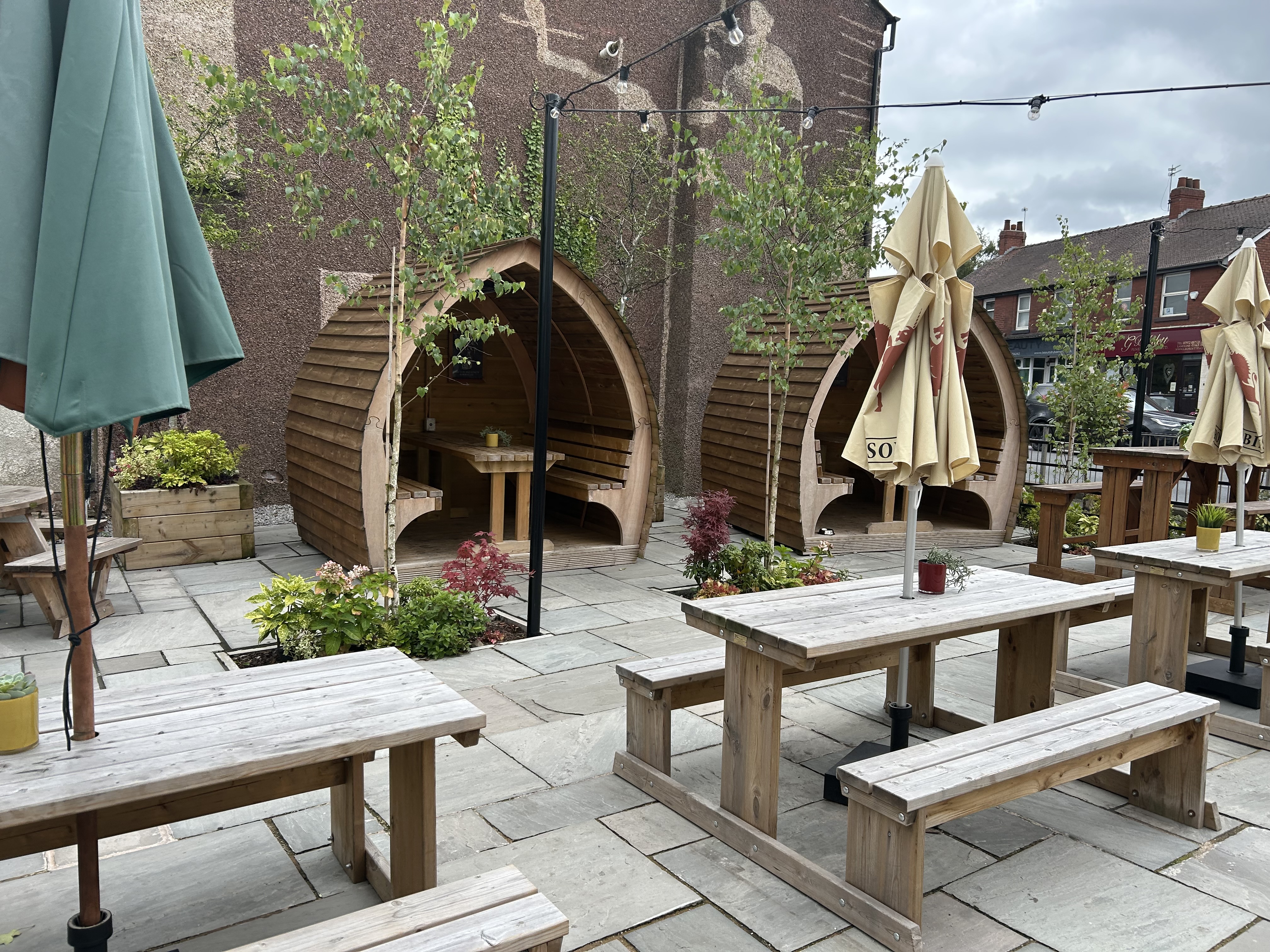 Make the most of our beer garden in High Lane