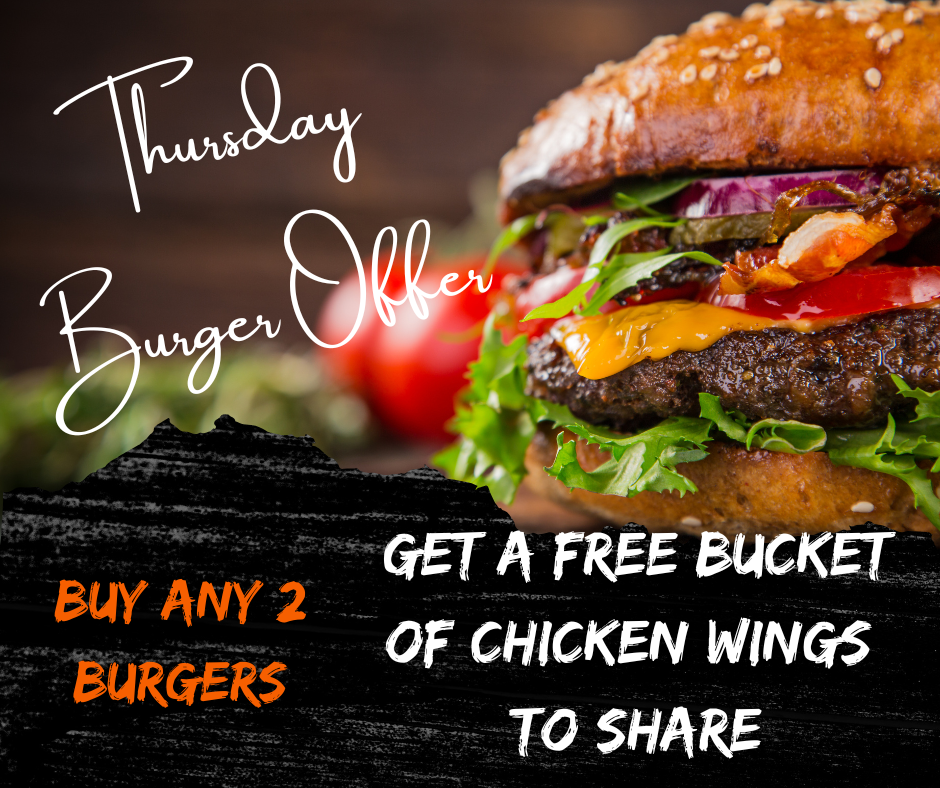 Thursday is burger day