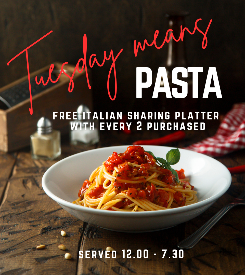 Tuesday Pasta Offer
