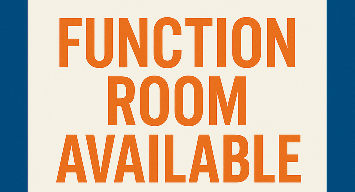 Function Room available 