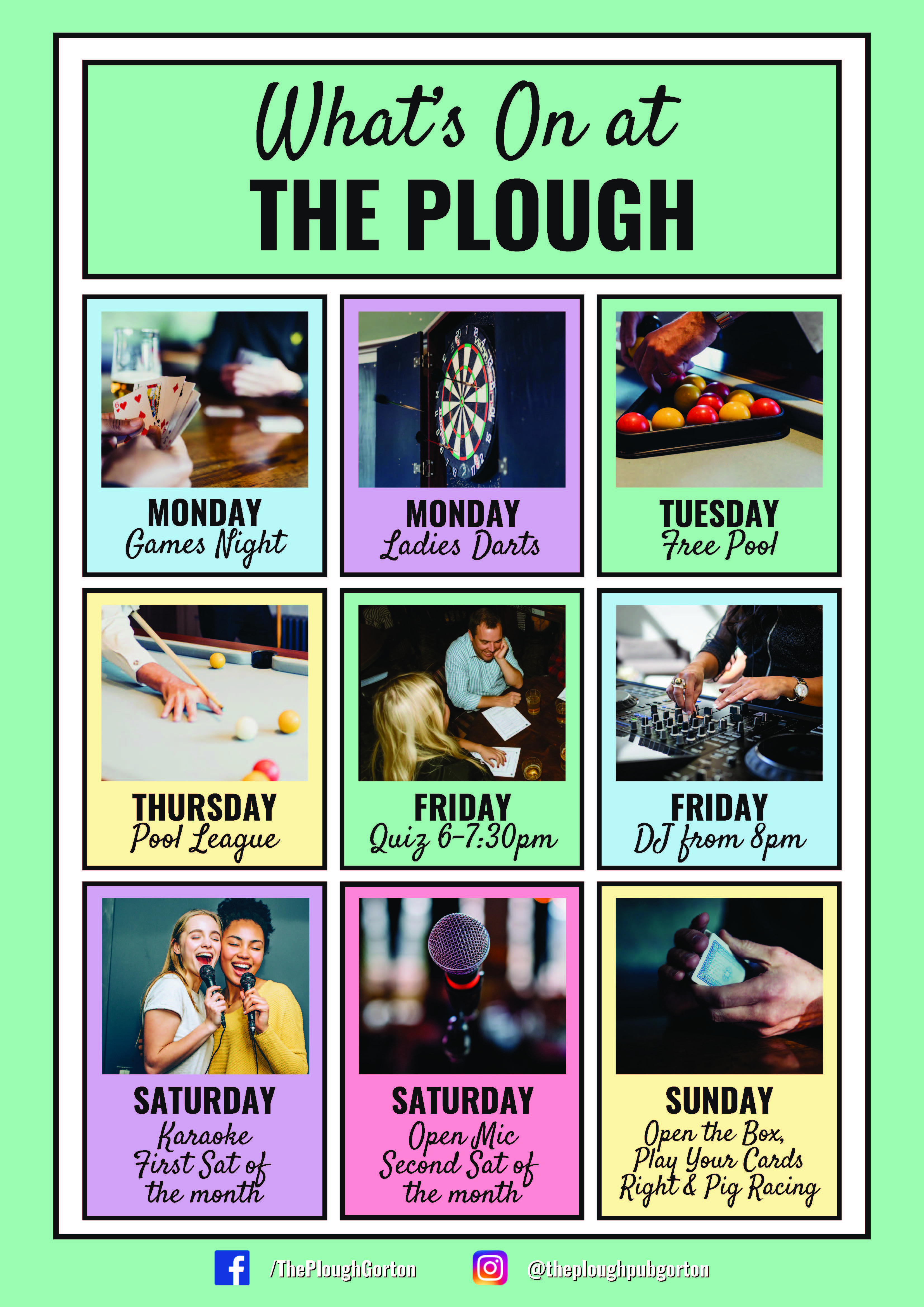 What's on at The Plough?