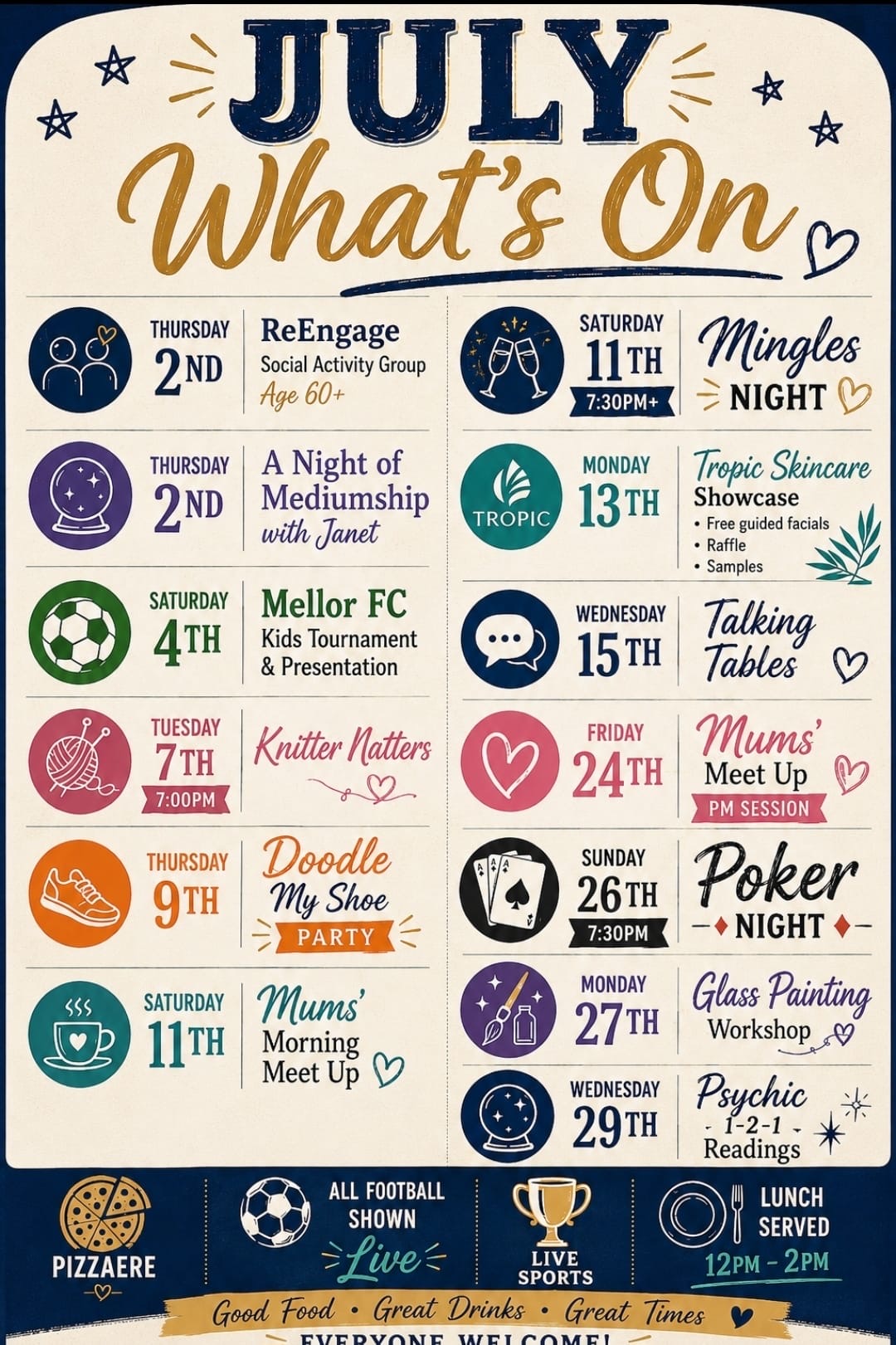 What's on in July