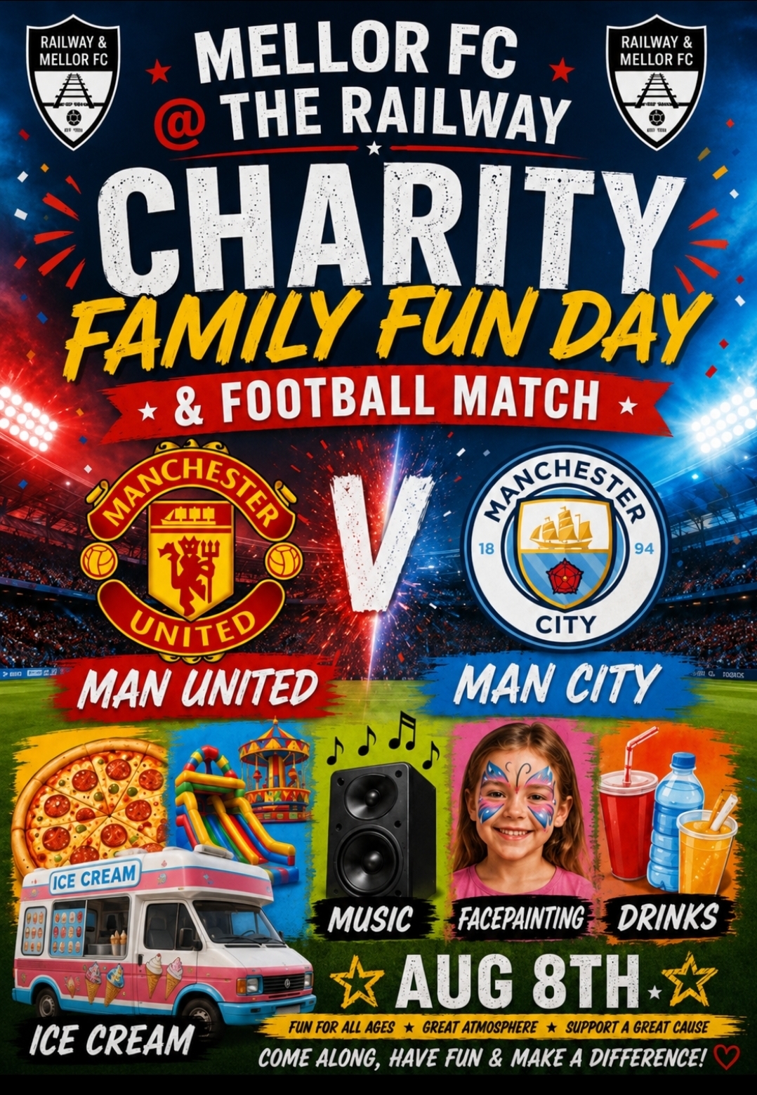 Mellor FC Charity Family Fun Day - 8th August