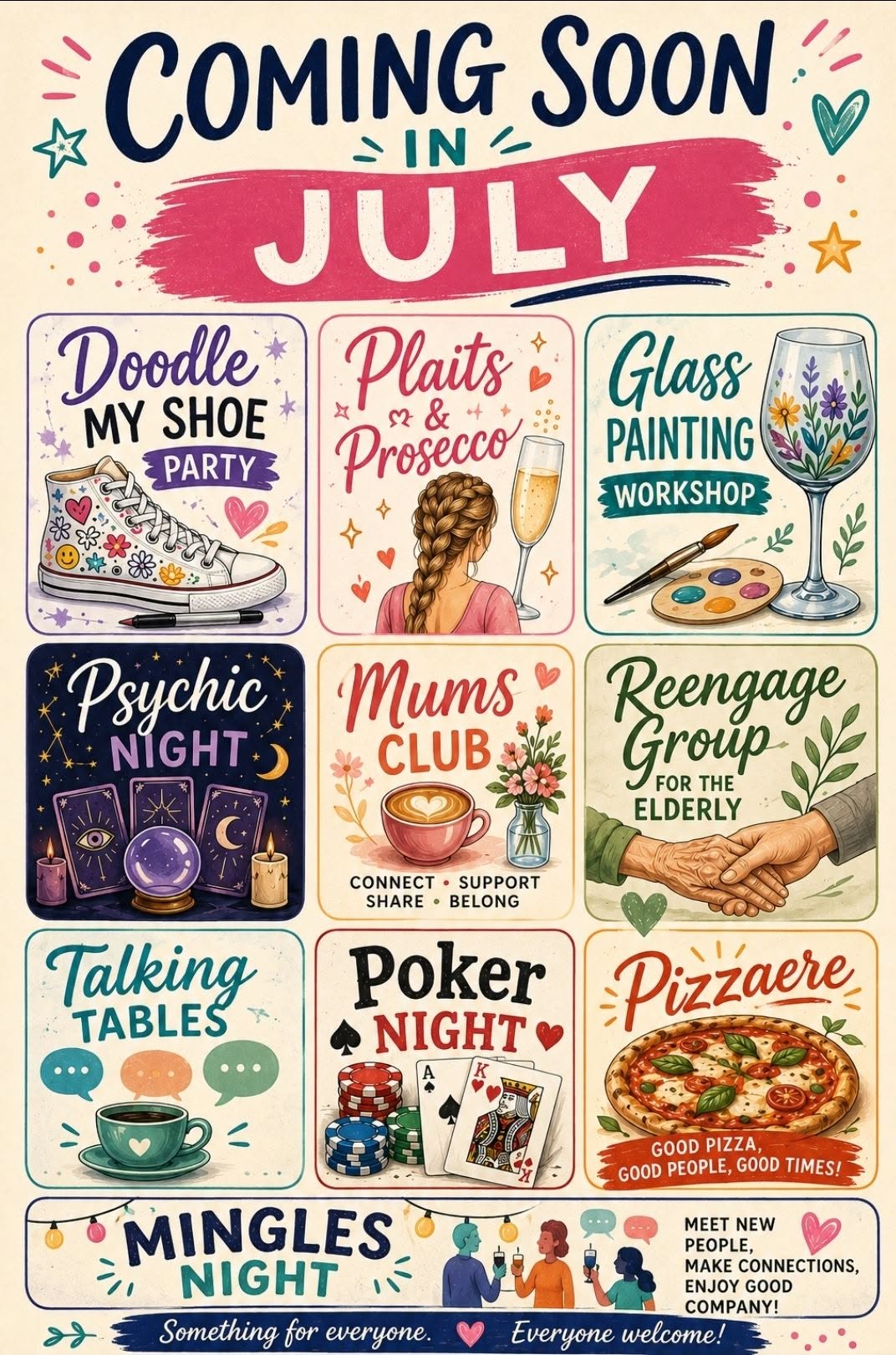 What's on in July