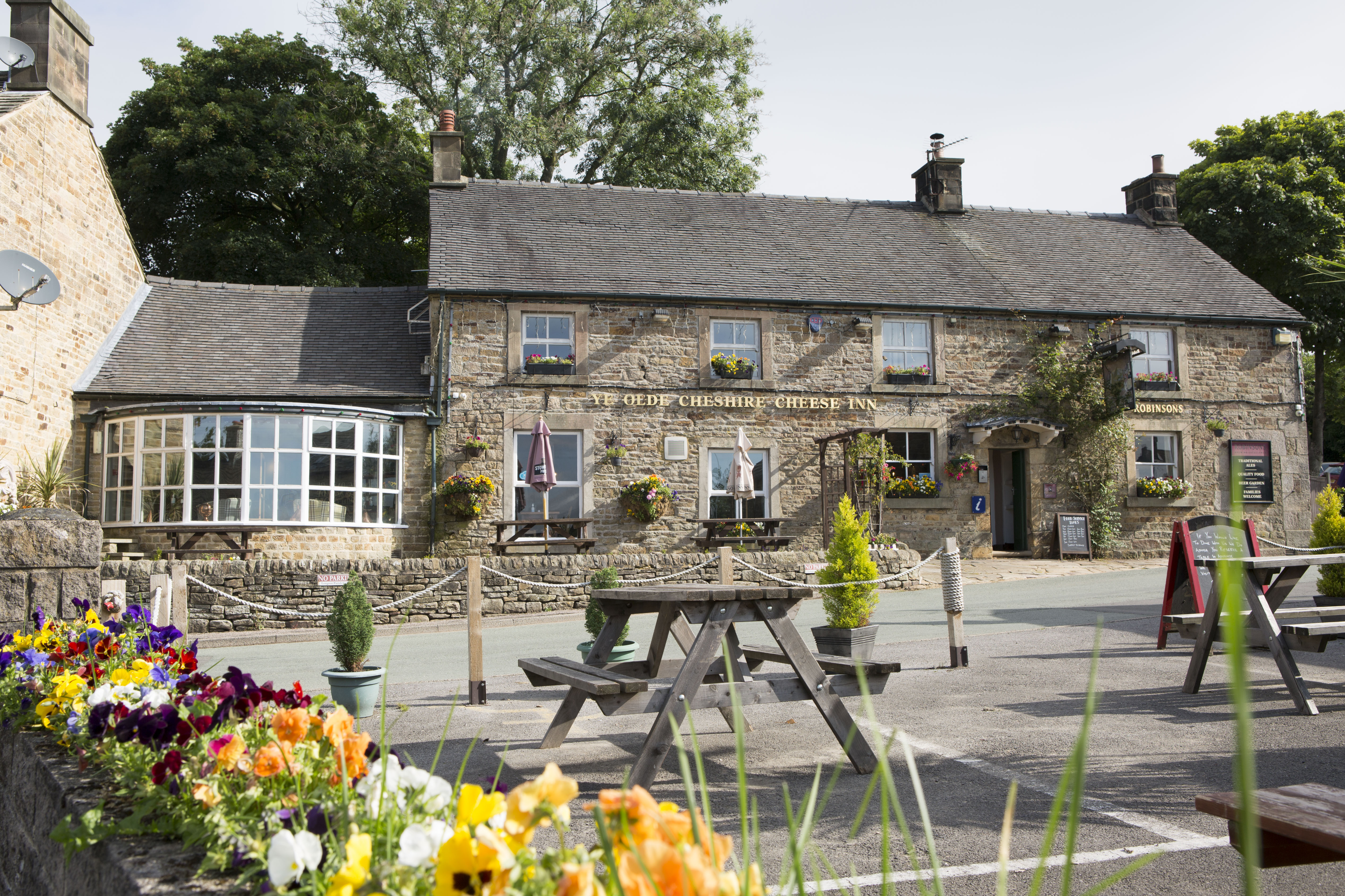 Soak up the sun in our beer garden
