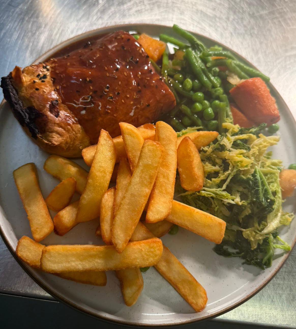 Come in for the General Burgoyne's famous Pie and Peas!